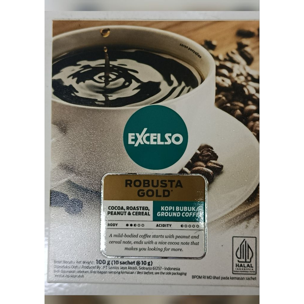 Jual EXCELSO ROBUSTA GOLD 100gr | Shopee Indonesia