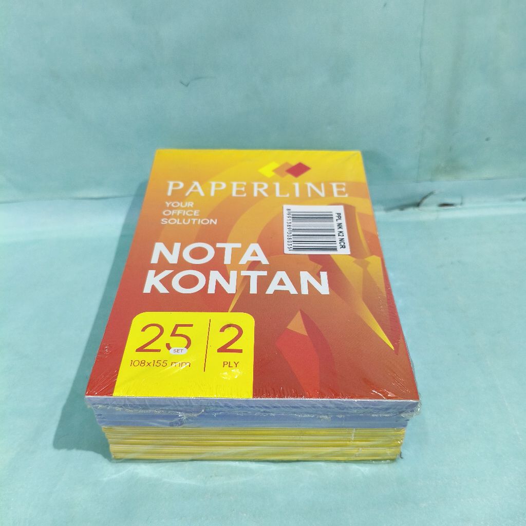 Jual PAPERLINE NOTA KONTAN 2PLY 25set 10buku / pak | Shopee Indonesia