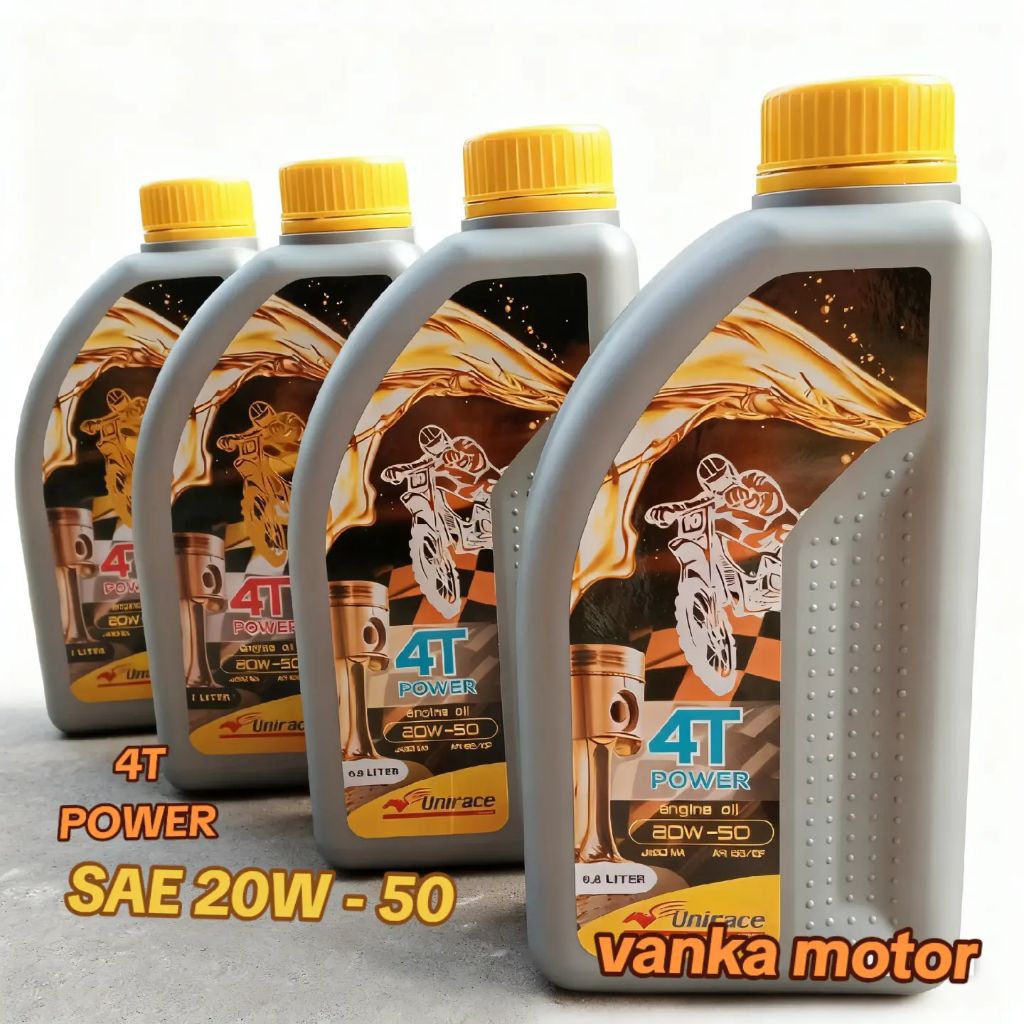 Jual OLI OIL MESIN 4T MURAH UNIRACE (KOTAK) 800 ML 1000 ML SAE 20W50