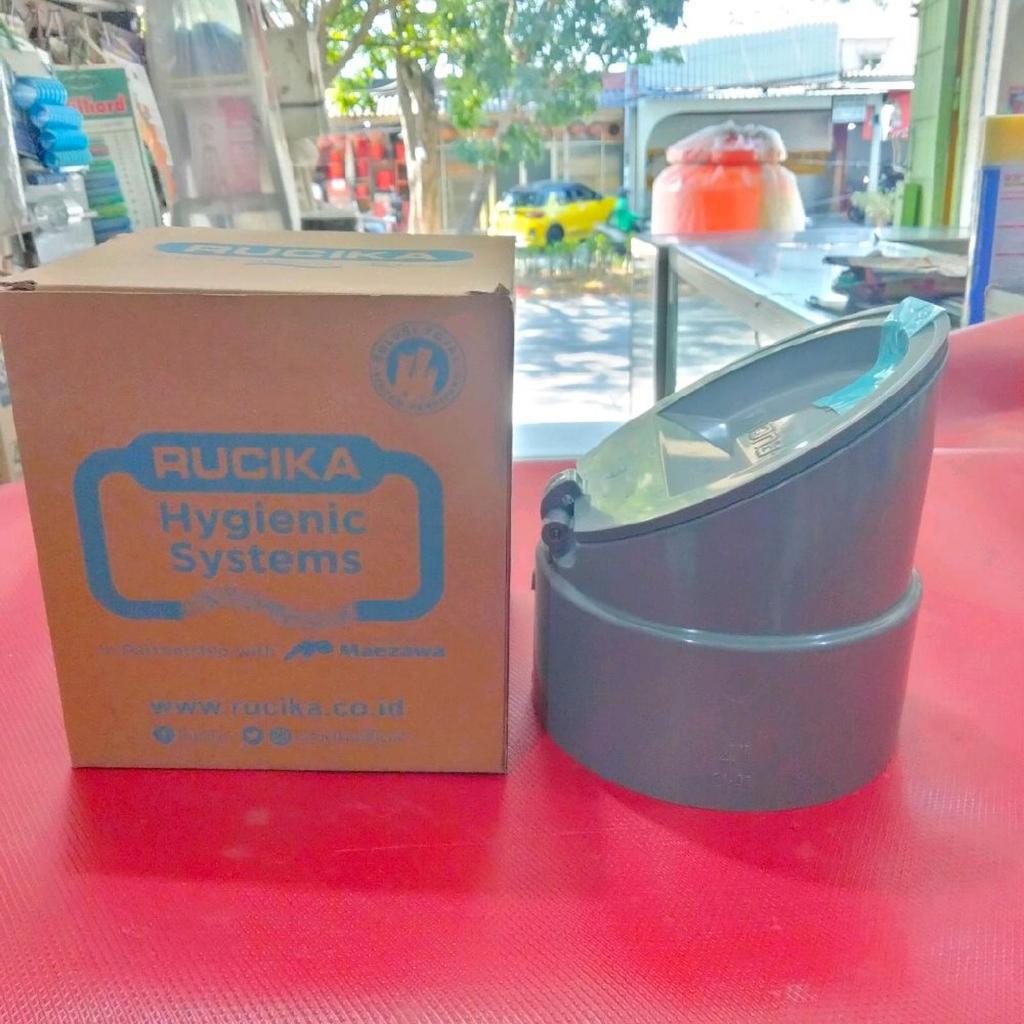 Jual PVC fitting back flow valve 4 inch back Valve katup got anti tikus ...