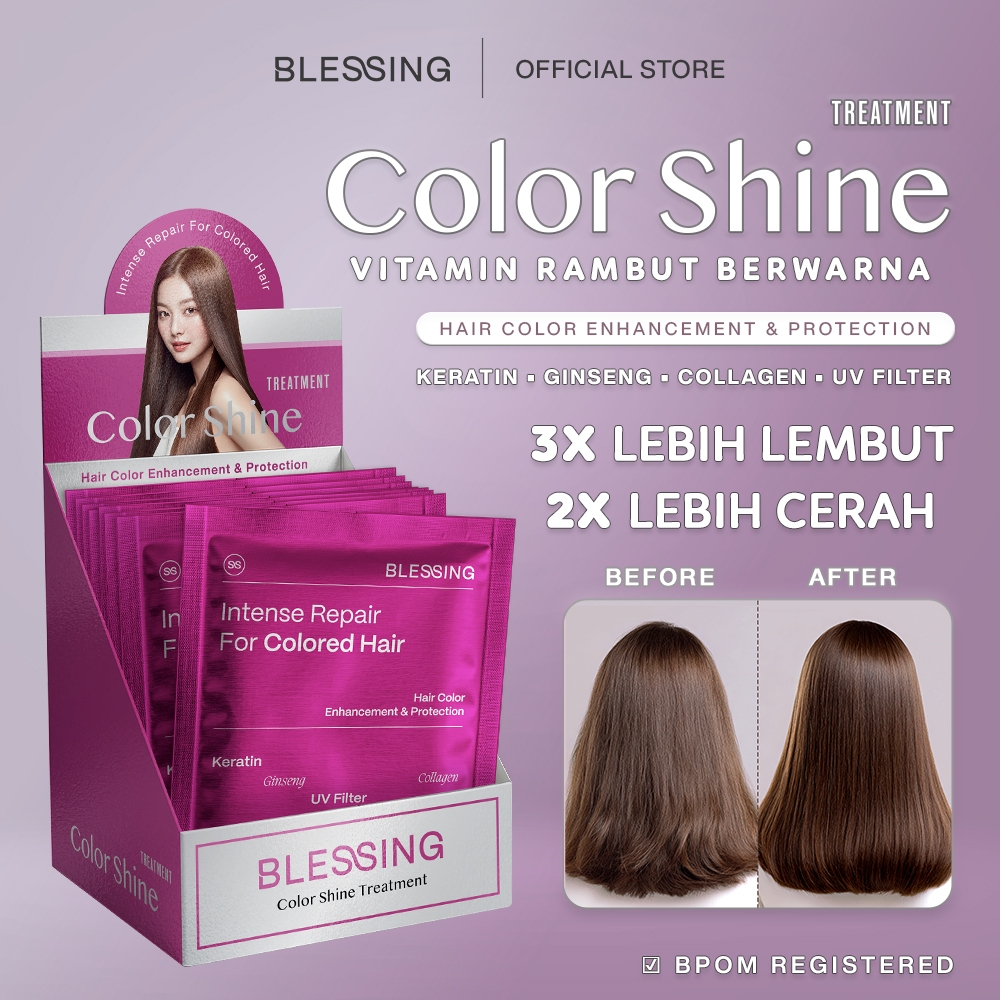 Jual BLESSING Color Shine Treatment 30 ml | Shopee Indonesia