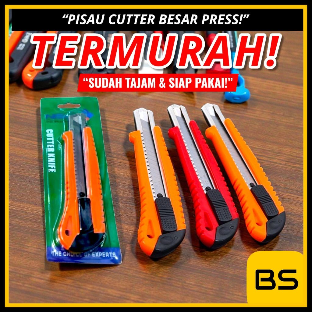 Jual Nishio Cutter Besar L-500 Pisau Kater Cuter Cater Karter Tajam ...