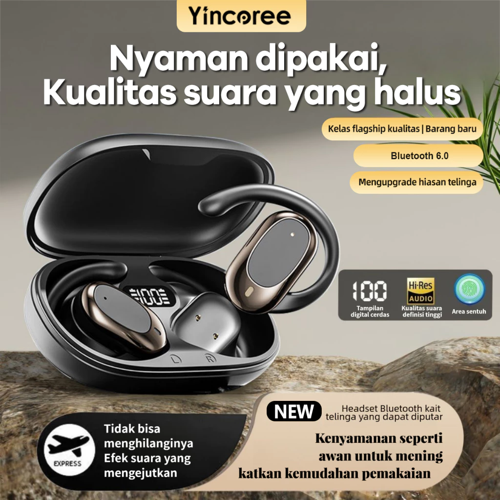 Yincoree B06 TWS Bluetooth V6.0 ANC IPX7 Earbuds
