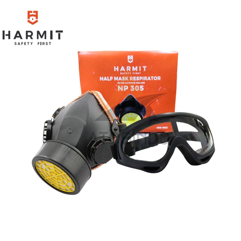 Jual Masker Anti Asap Debu Cat & Kimia Single FilterMASKER RESPIRATOR ...