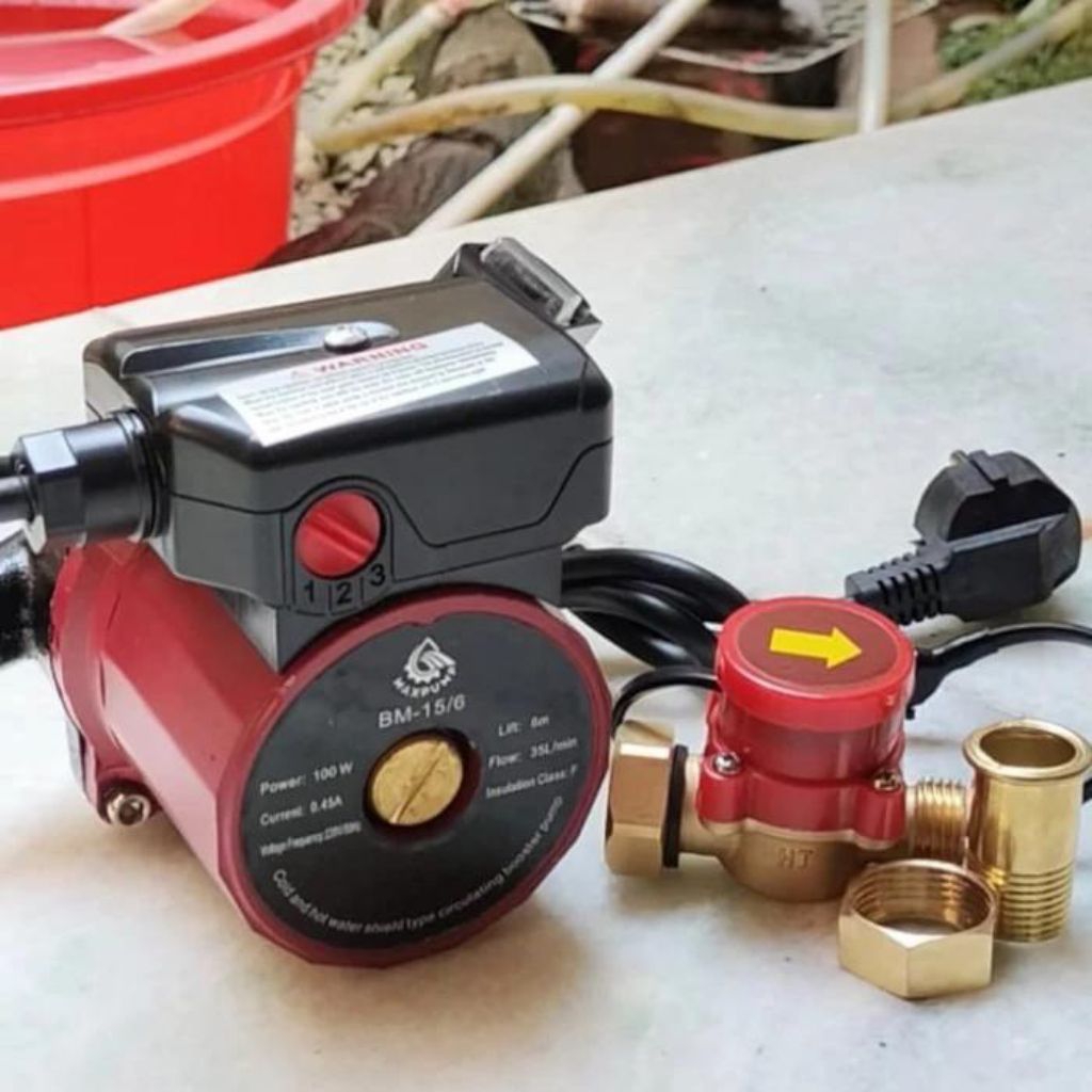 Jual POMPA PENDORONG / POMPA BOOSTER OTOMATIS SILENT + FLOW SWITCH SATU ...