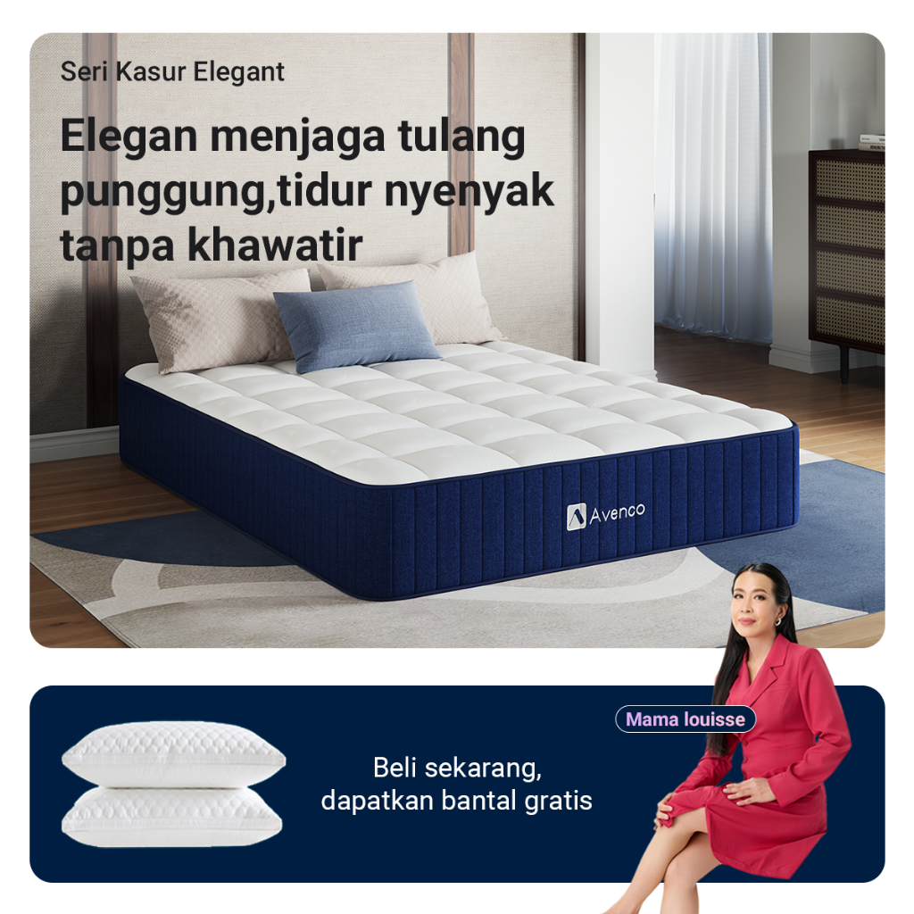 Jual [COD]Avenco Springbed Kasur Pegas Pocket Springbed Sertifikasi ACA ...