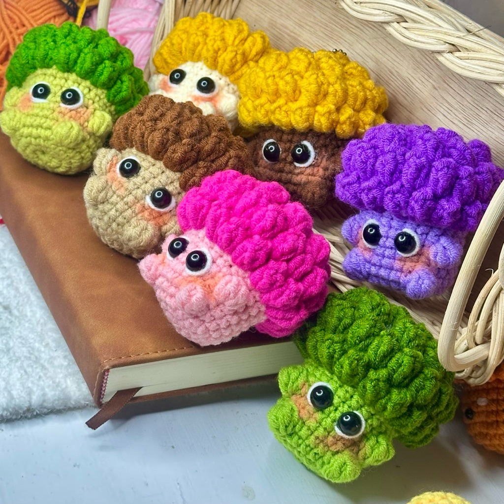 Jual [DATURA] Gantungan Kunci Rajut Brokoli | Amigurumi Keychain ...