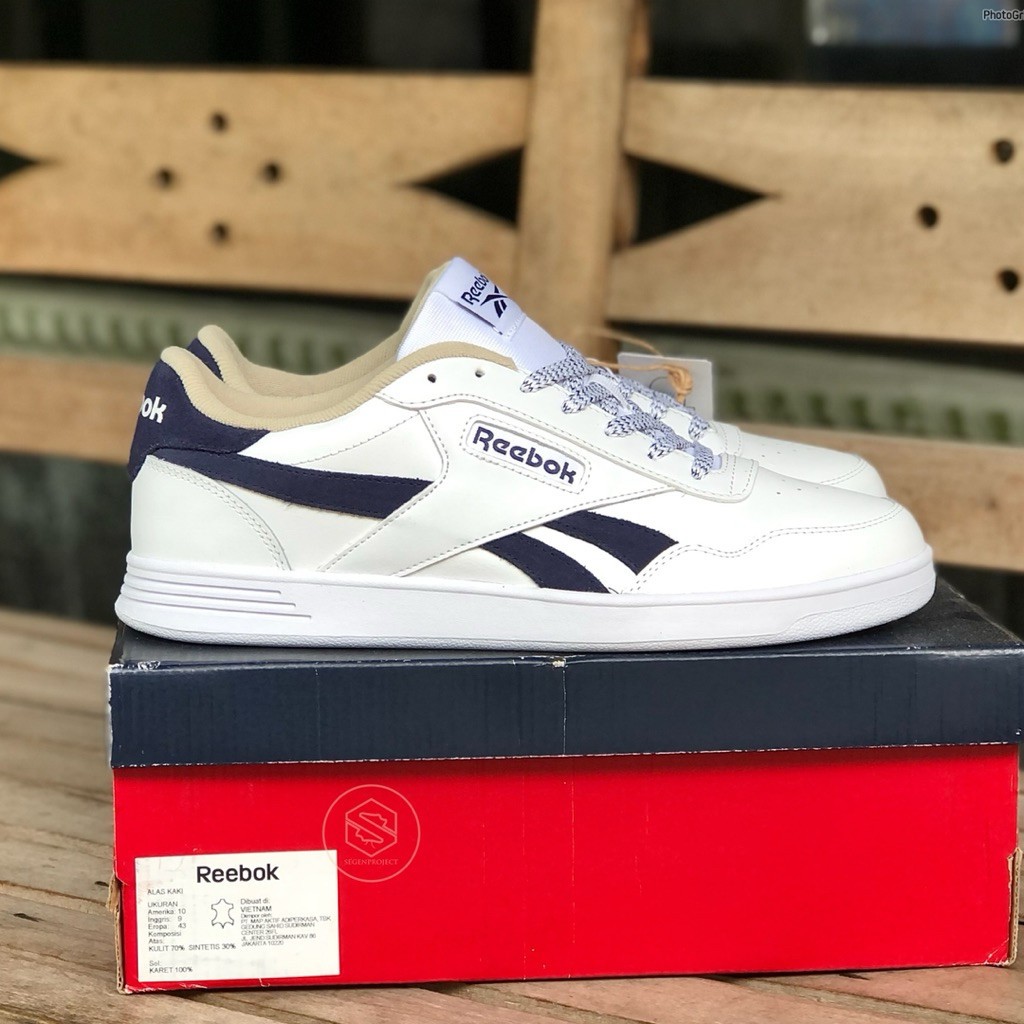 Jual REEBOK CLASSIC CLUB C 85 COURT PEAK WHITE BLACK GREEN ORIGINAL ...