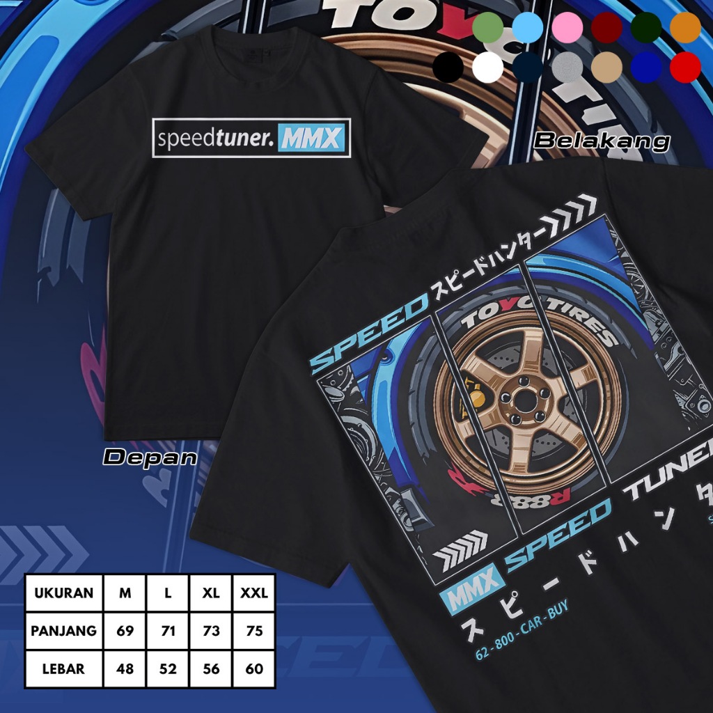 Jual Kaos Racing Speedtuner Velg MMX Speed Tuner Baju Distro Motor ...