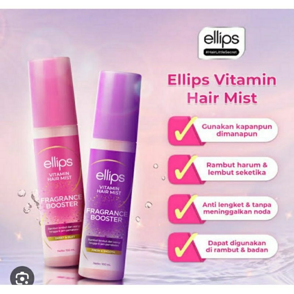 Jual ELLIPS HAIR MIST PEWNGI RAMBUT DAN BADAN KAYA VITAMIN 100 ML ...