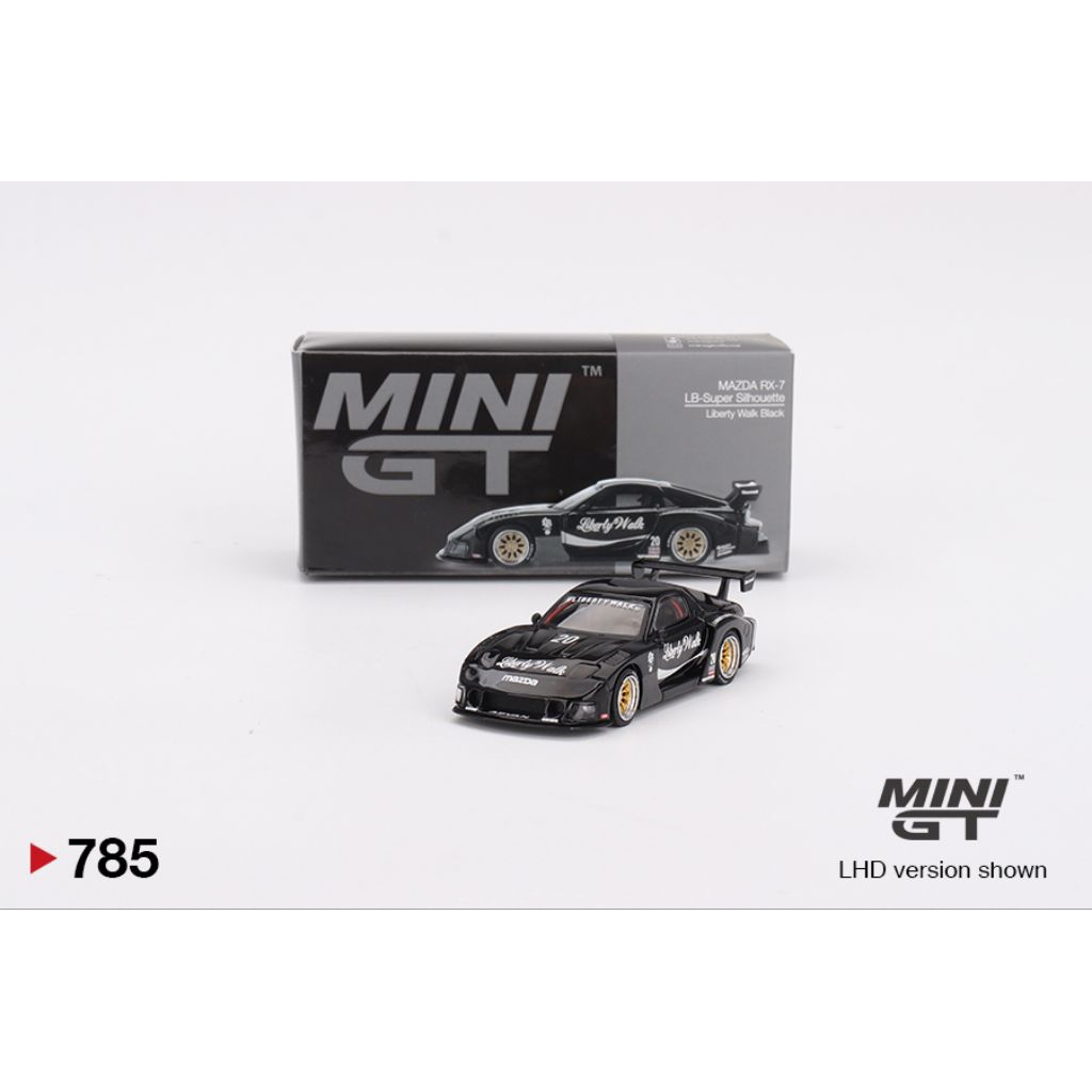 Jual Mini GT 785 - Mazda RX7 LB-Super Silhouette Liberty Walk Black ...