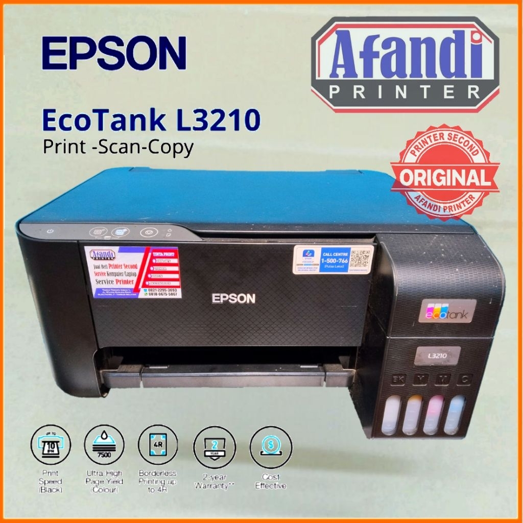 Jual PRINTER EPSON L3210 All In one Copy Scan SECOND BERKUALITAS ...