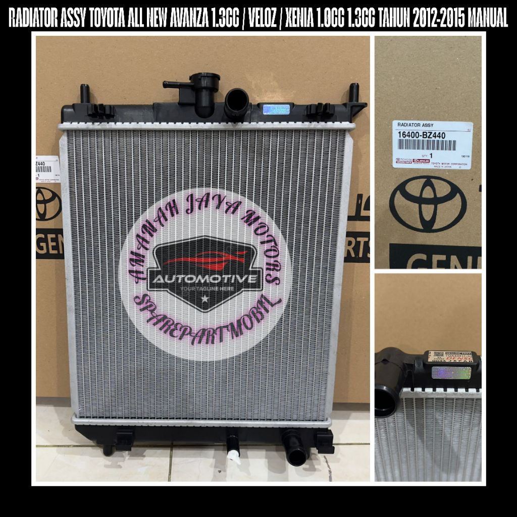 Jual RADIATOR ASSY TOYOTA AVANZA ALL NEW 1.3CC / VELOZ / XENIA 1.0CC 1 ...