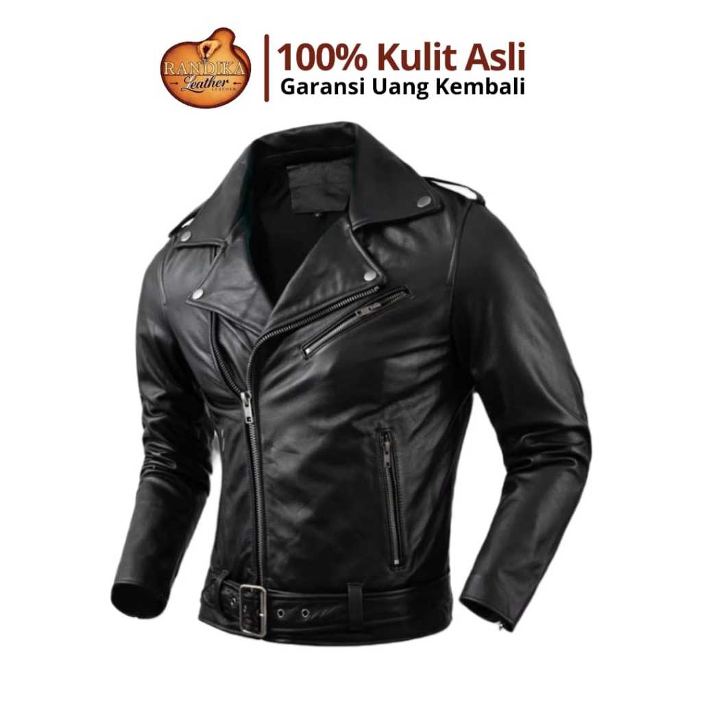 Jual Jaket Kulit Asli Model Motor Rider – Desain Keren, Kakuas, Tahan ...