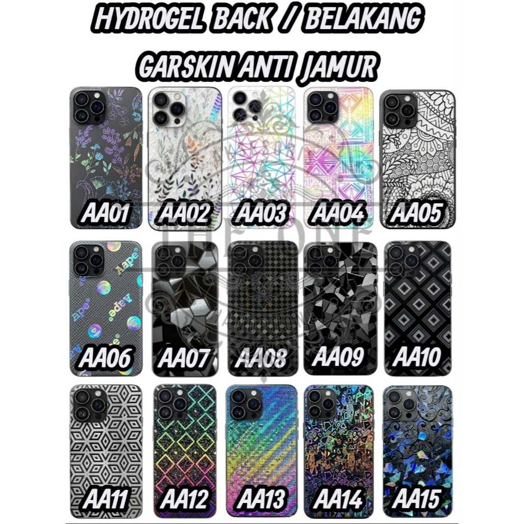 Jual HYDROGEL BACK / BELAKANG ANTI JAMUR IPHONE 13 PRO 13 PRO MAX 14 14 ...