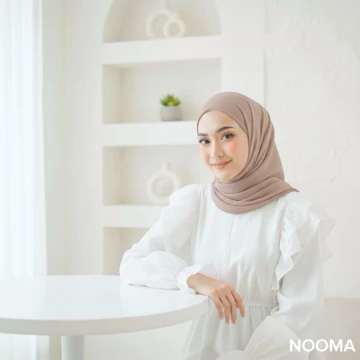 Hijab Segiempat Instan Plus Inner Square 2in1 Ceruty Babydoll Premium 2 Layer