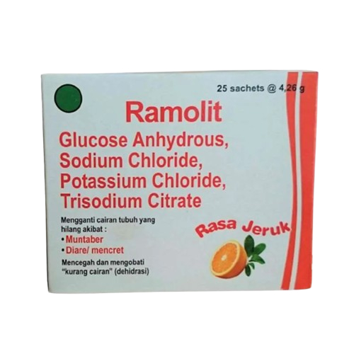 Jual Ramolit (oralit) isi 50 sachet rasa jeruk | Shopee Indonesia