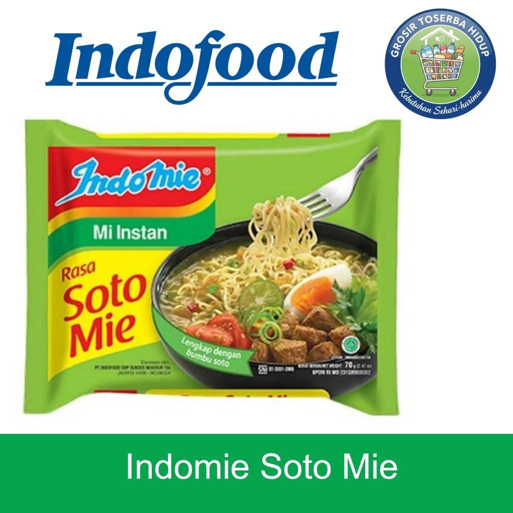 Jual Indomie Rasa Soto 70g Produk Original ED panjang | Shopee Indonesia