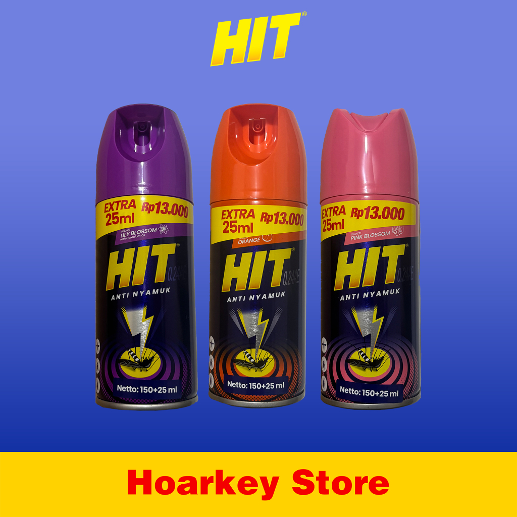 Jual HIT Aerosol - Obat Anti Nyamuk dan Serangga Semprot Spray - 150 ...