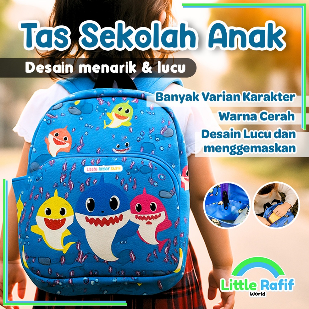 Tas Ransel Sekolah Anak Karakter Lucu Tas Anak TK Paud SD Viral Motif Karakter lucu Anti Air Tas gendong Korea Style Mini Back Pack Anak Perempuan Laki Laki  4 5 6 Tahun Hadiah Ulang Tahun Mengaji Buku Alat Tulis Bolpoin Pensil Seragam Lotso Sanrio Kuromi