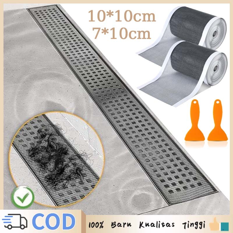 Jual Sticker Pembuangan Air Kamar Mandi 10M Saringan Kamar Mandi ...