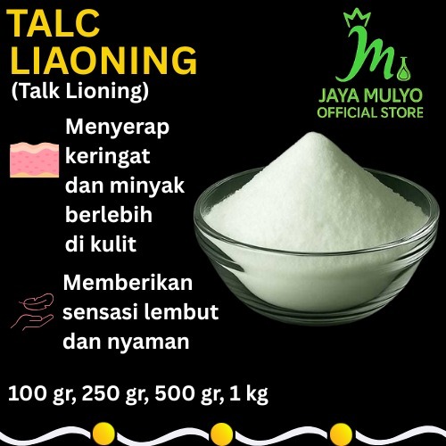 Jual Talc Liaoning 1 kg / Talk Lioning / Talc Powder / Bahan Bedak ...
