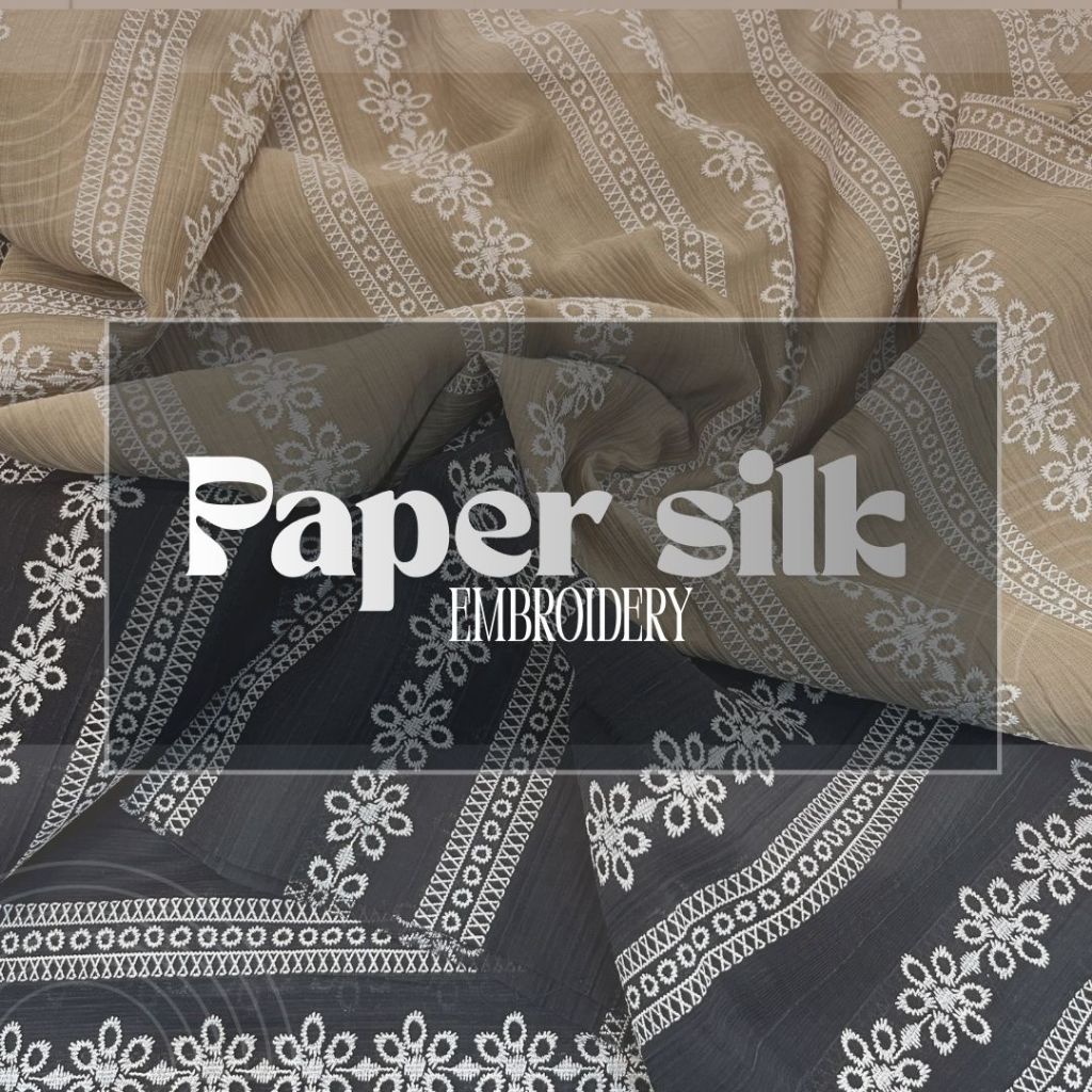 Jual Paper Silk Embroidery / Fancy Emb / Paper Silk / Fancy Motif ...