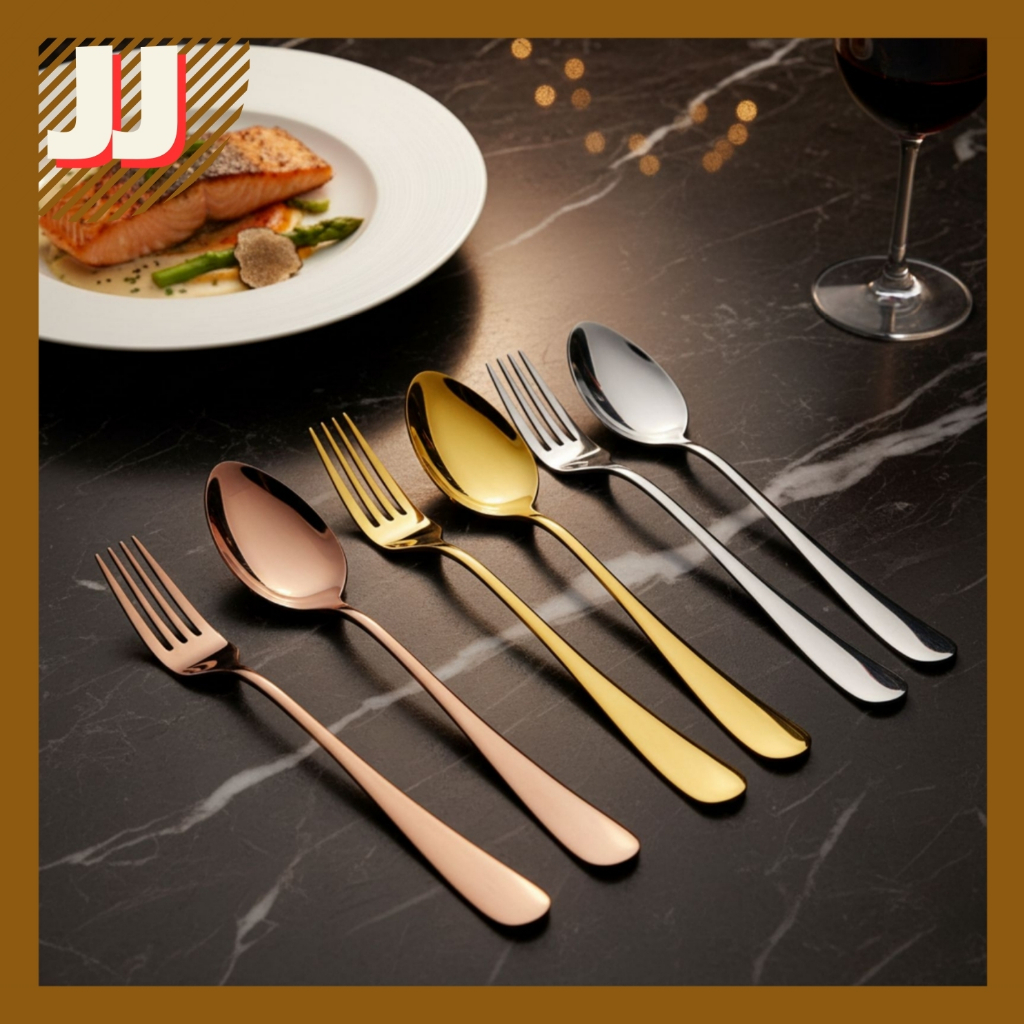 Jual SENDOK GARPU SUMPIT PREMIUM GOLD / SILVER / ROSEGOLD STAINLESS ...