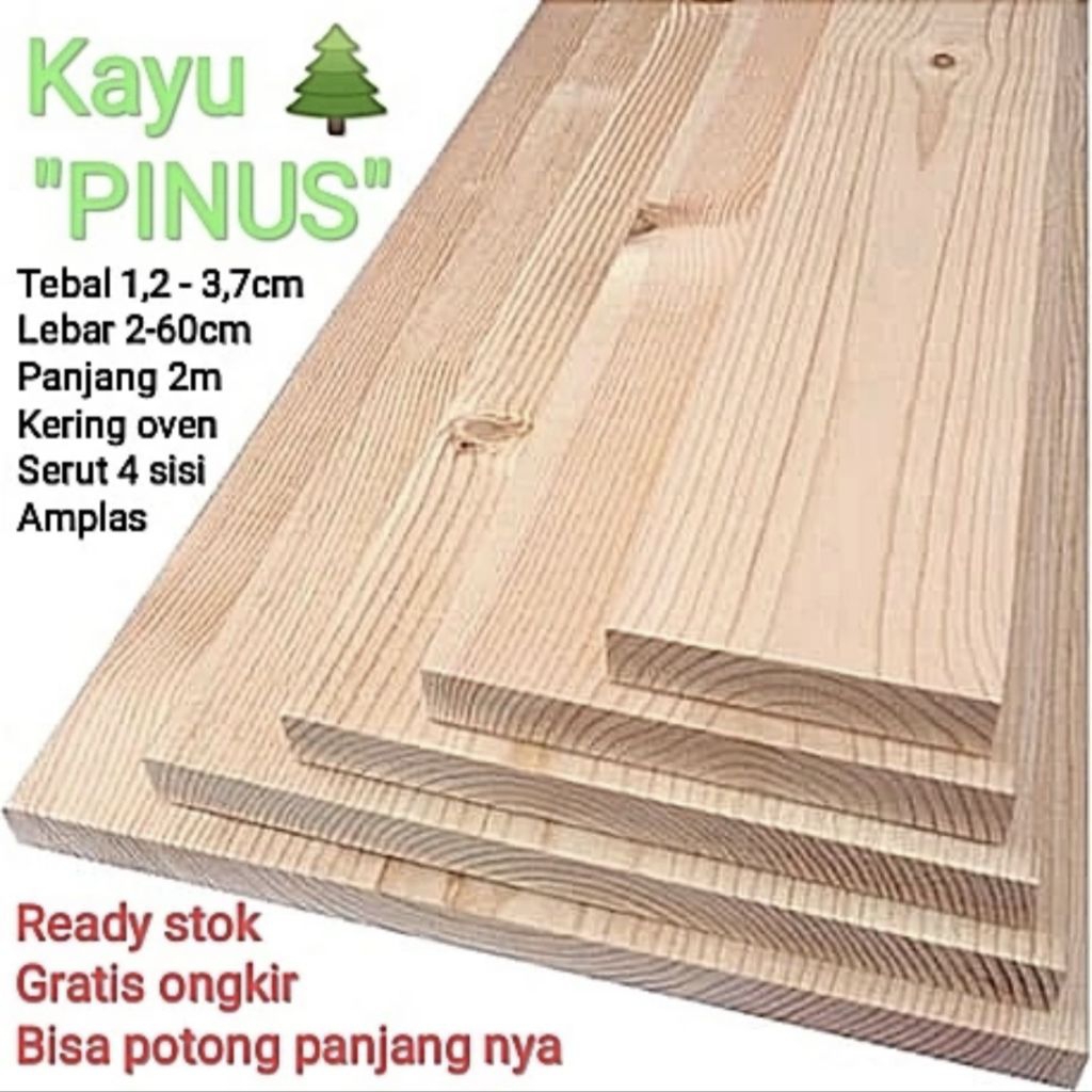 Jual Papan kayu Pinus dan Mahoni Kering oven, bukan Jati Belanda bekas ...
