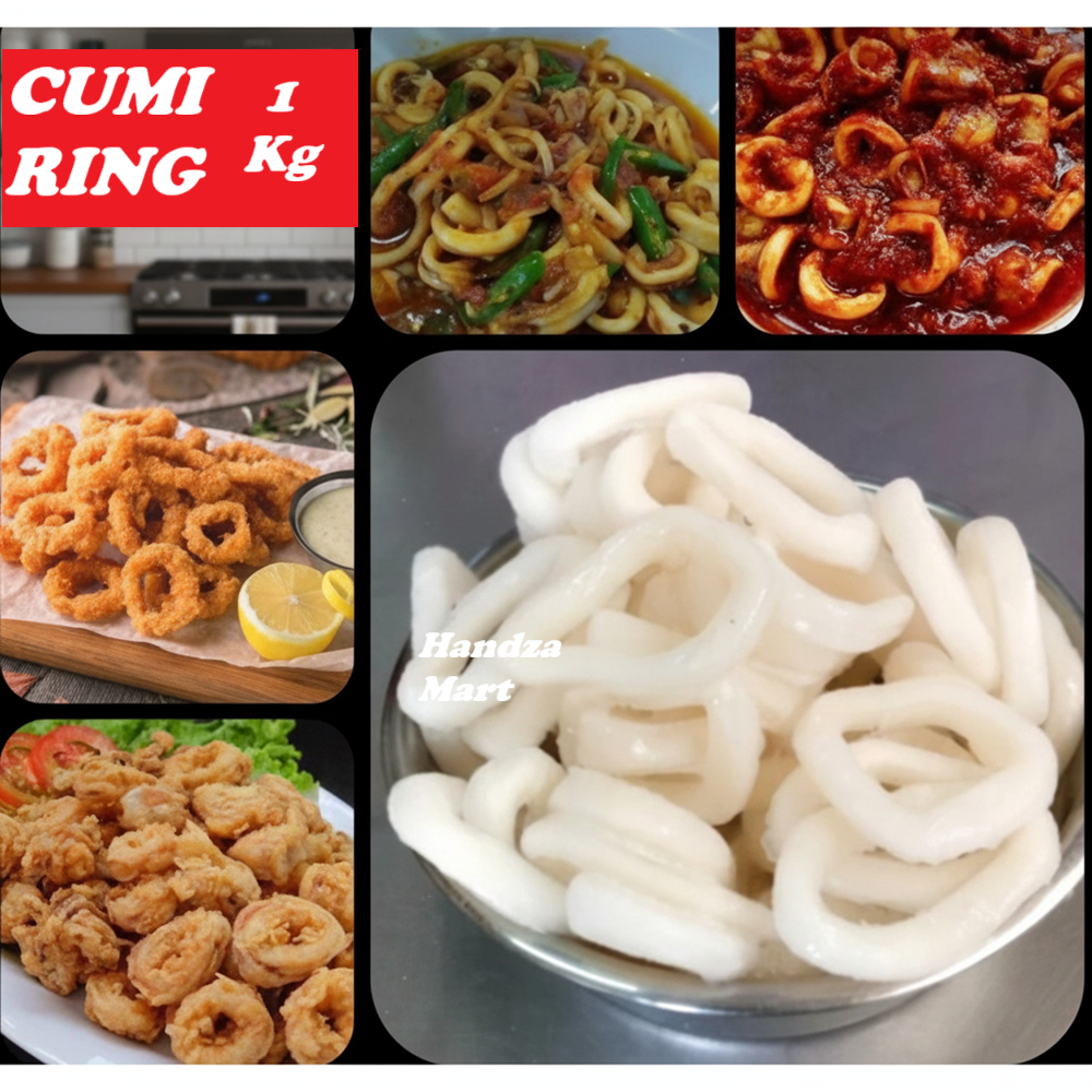 Jual Cumi Ring/ Cumi Ring Frozen/ Squid Ring Import/ Calamari Ring 1kg ...