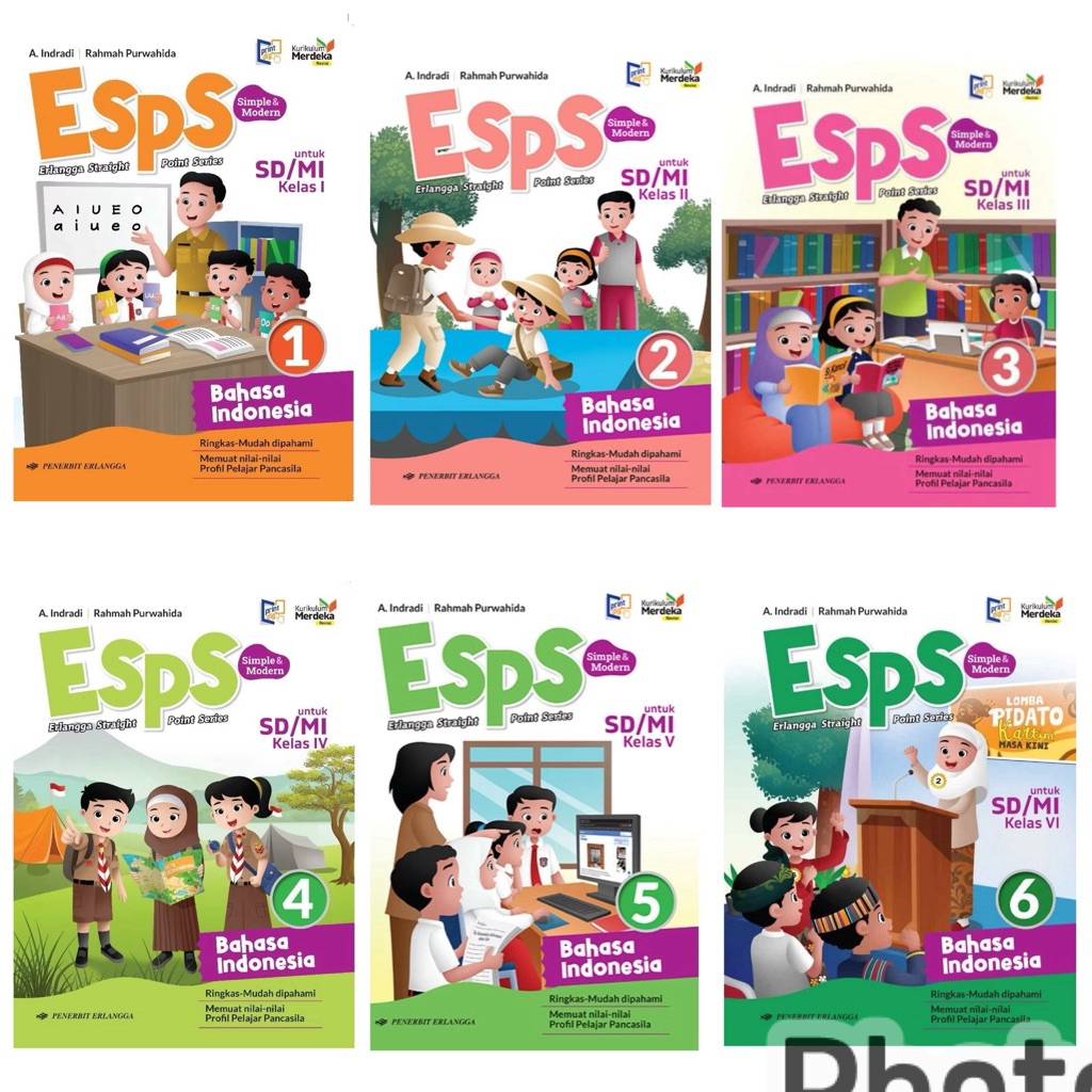 Jual ESPS BAHASA INDONESIA KELAS 1 2 3 4 5 6 EDISI REVISI KURIKULUM ...