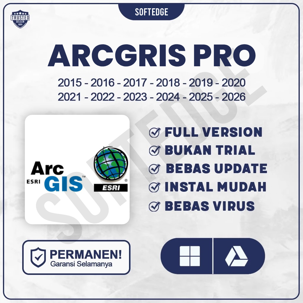Jual Arcgis Pro 3.5 Arcgis 10.8 terbaru 2025 | Video Install | Windows ...