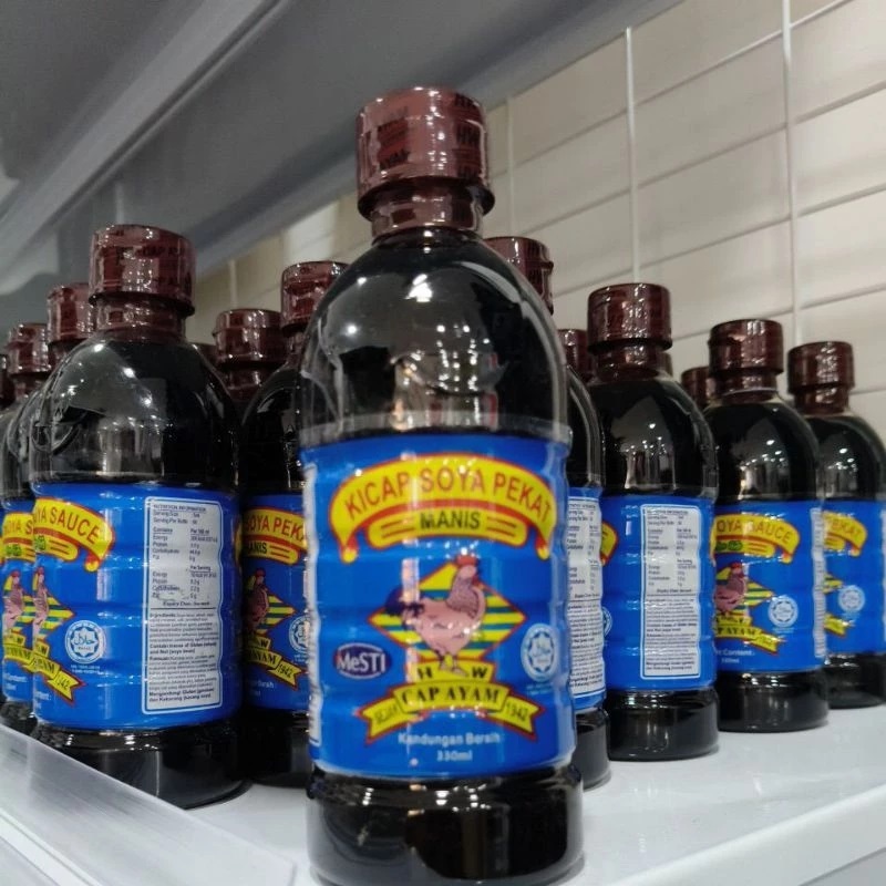 Jual Kecap Manis Pekat Cap Ayam 330ml Malaysia | Shopee Indonesia