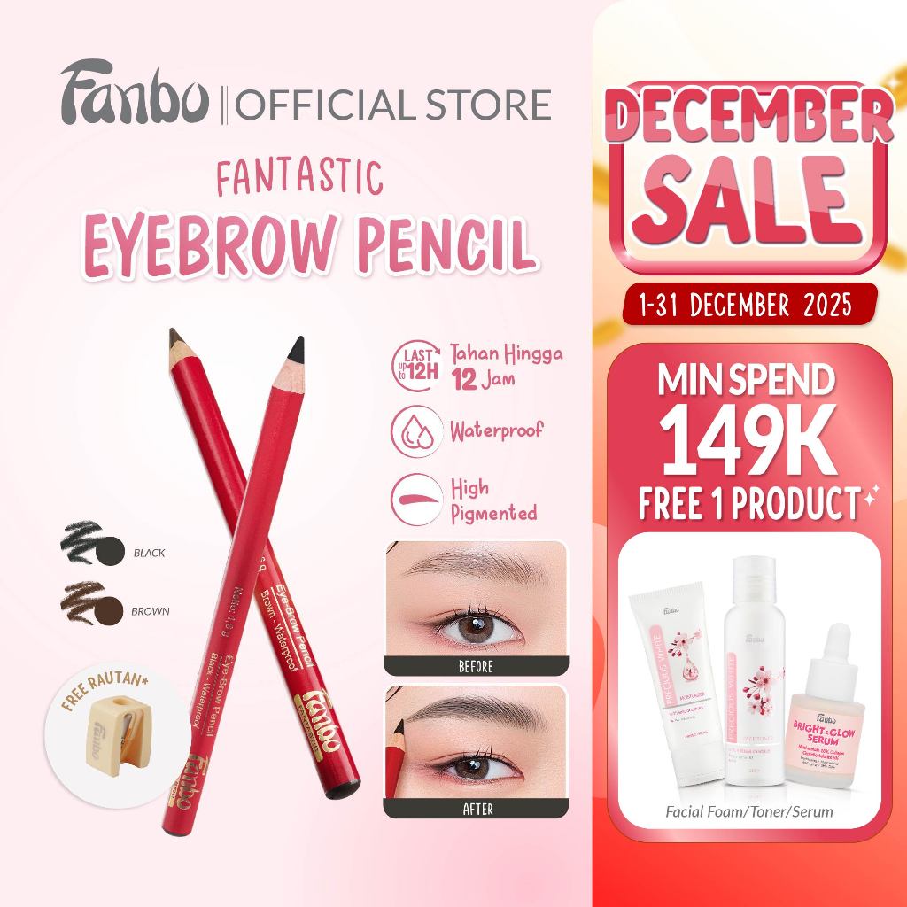 Jual Fanbo Fantastic Eyebrow pencil (DP) - Pensil Alis - Waterproof ...