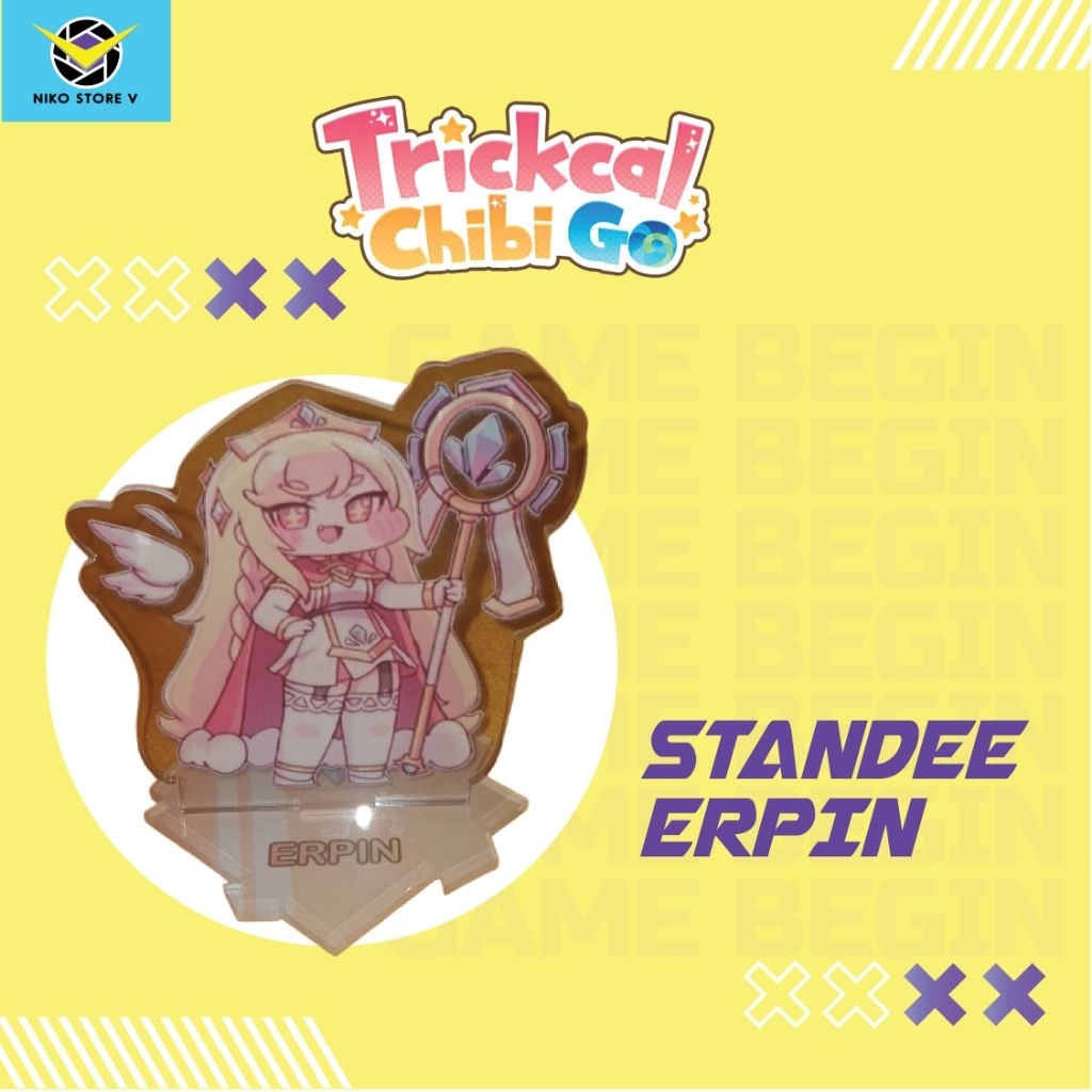 Jual Standee Acrylic Stand Queen Erpin | Trickcal Chibi Go | made In ...