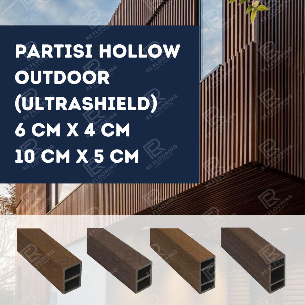 Jual Partisi Hollow Outdoor WPC Ultrashield UV Protection LAIV 6 cm x 4 ...