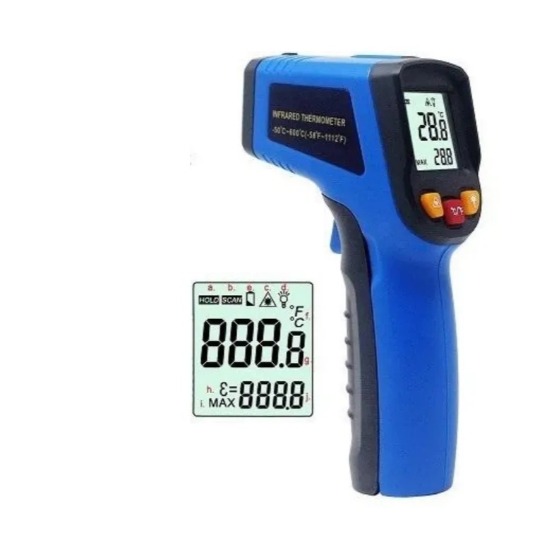 Jual Thermometer Digital Infrared Non Contact Alat Ukur Termometer ...