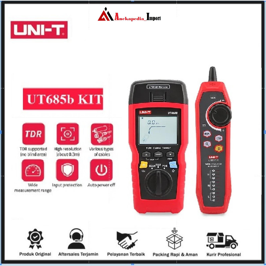 Jual UNI-T UT685B KIT Cable Tester Network Detector LAN Tester ...