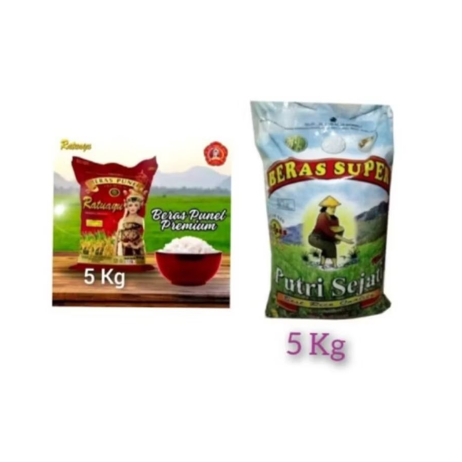 Jual Beras Ratu Ayu dan Putri Sejati 5 Kg | Shopee Indonesia