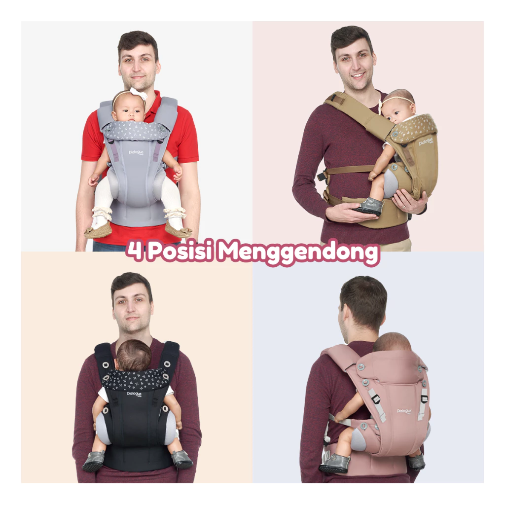 Dialogue Baby Gendongan Bayi Newborn SSC M-Shape 4in1 Easy Go Series