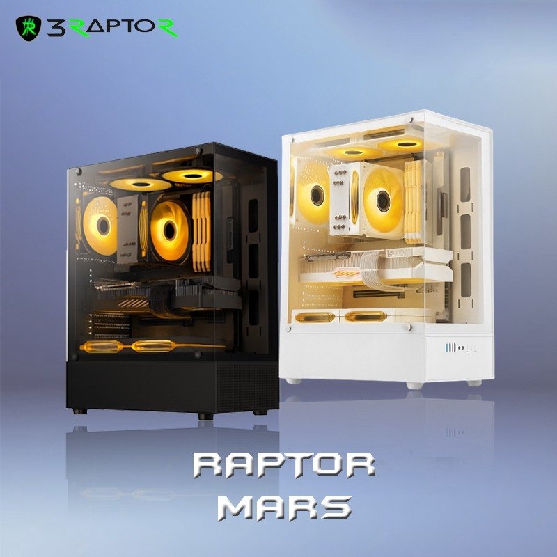 Jual Casing PC Raptor MARS ATX M-ATX ITX | Dual Tempered Glass ...