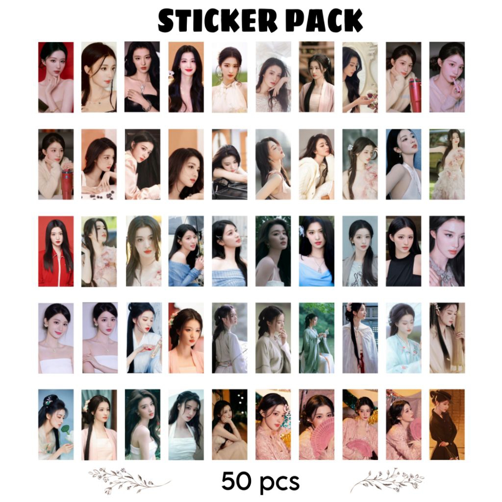 Jual [50 pcs] STICKER PACK WANG CHURAN | CHINESE | IDOL AKTOR CHINA ...