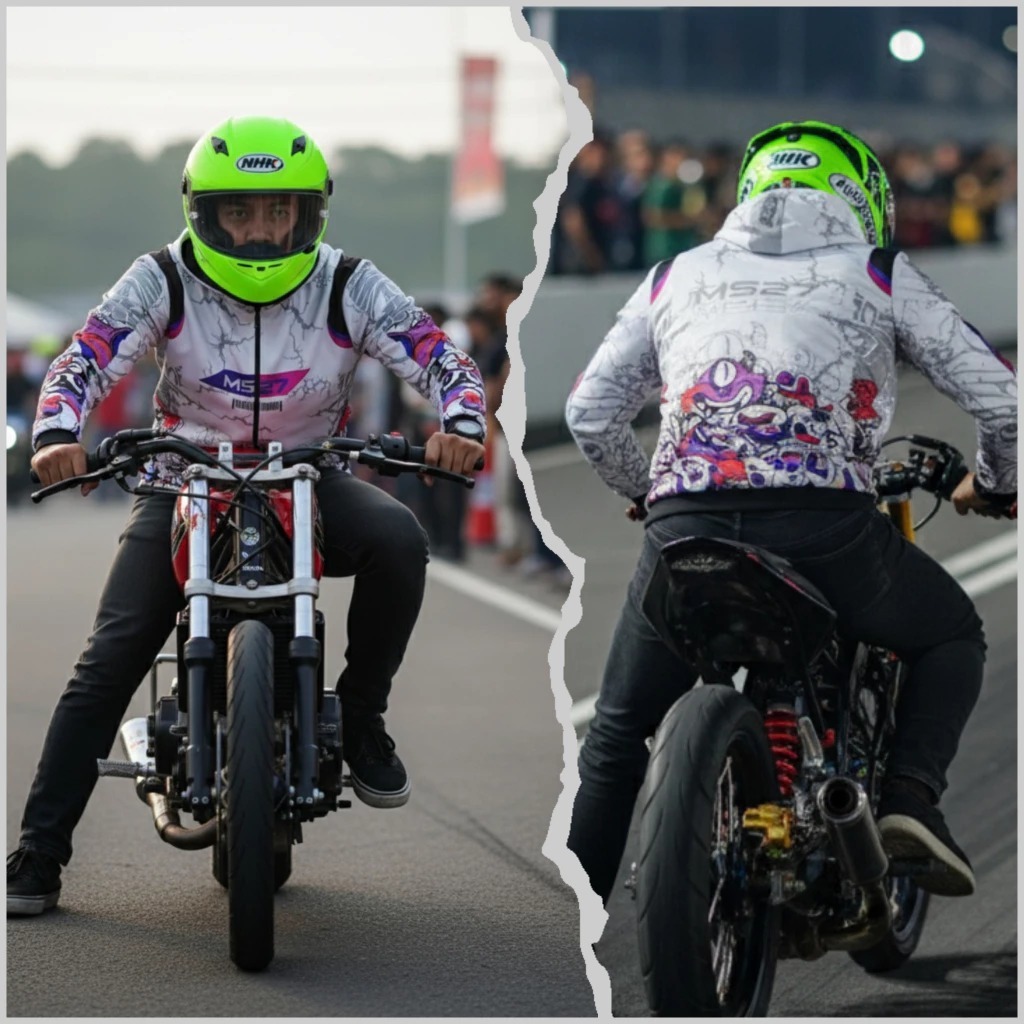 Jual Mspeed27 Jaket Cougle Monster Speed 27 Terbaru Bahan Parasut Anti ...