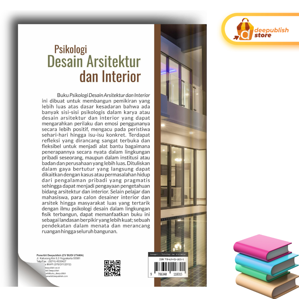 Jual Buku Psikologi Desain Arsitektur Dan Interior Penulis Lya Dewi Dkk ...