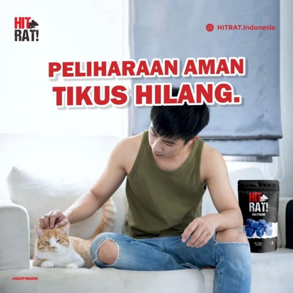 Jual Original Racun Tikus Hitrat 200gram | Umpan Kering Tanpa Bau Ampuh ...