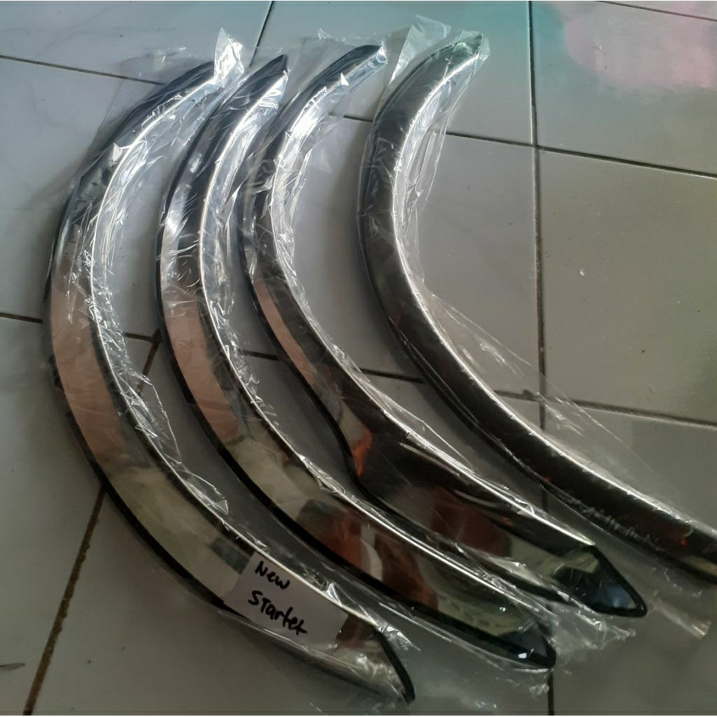 Jual lis fender atas roda toyota new starlet kapsul | Shopee Indonesia