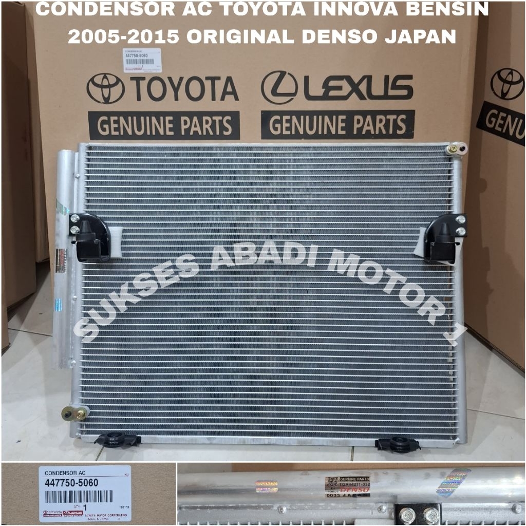 Jual CONDENSOR AC KONDENSOR AC RADIATOR TOYOTA INNOVA INOVA BENSIN ...