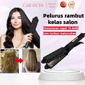 CAR GUYS Catokan Rambut Pelurus Rambut Pelat Lebar Hair Straightener Catokan Rambut 3in1 Panas