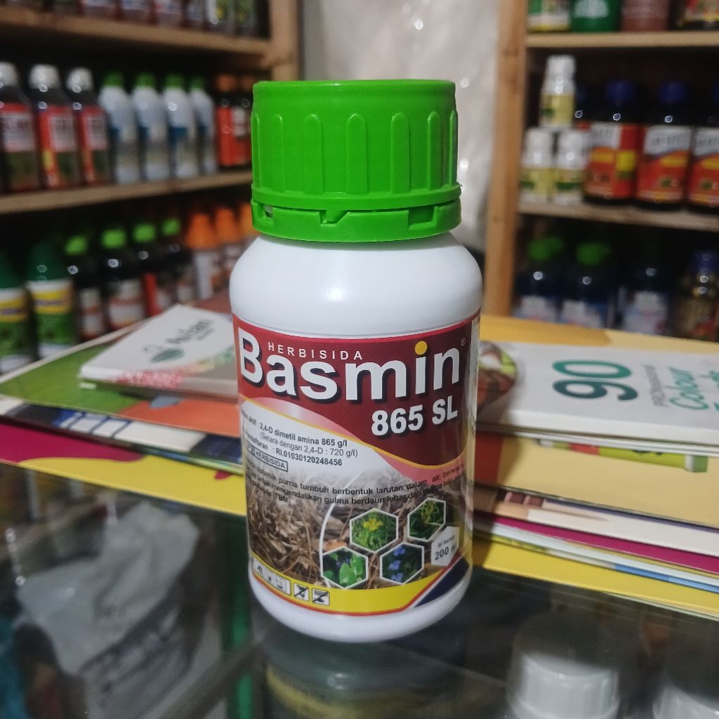 Jual Herbisida BASMIN 865SL kemasan 200ml Campuran obat rumput kontak ...