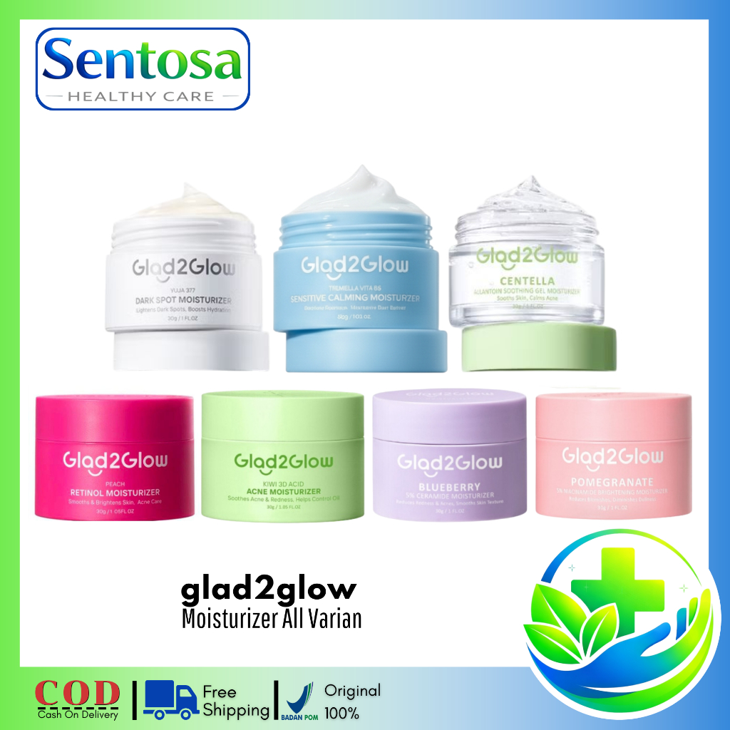 Glad2Glow Moisturizer All Series 30gr 208 Exp